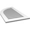 Ekena Millwork Quarter Round Top Left Surface Mount PVC Gable Vent w/ 3-1/2"W x 1"P Standard Frame, 22"W x 40"H GVPQL22X4001SF - alternate 4
